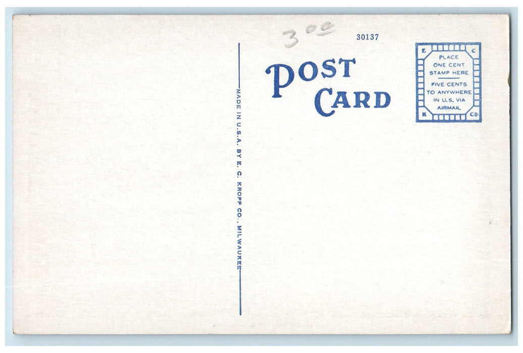c1940s Entrance Inland Steel Co. East Chicago Indiana Harbor IN People Postcard