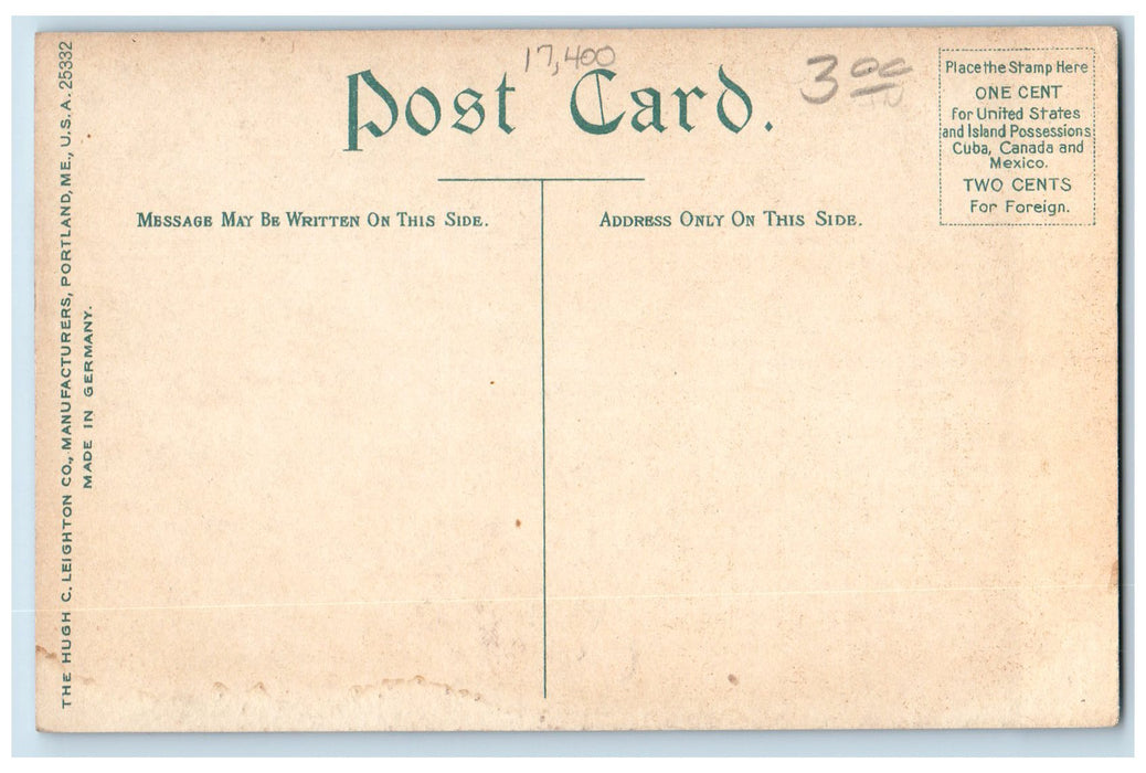 c1910s Huntington In 1870 First National Bank Scene Indiana IN Unposted Postcard