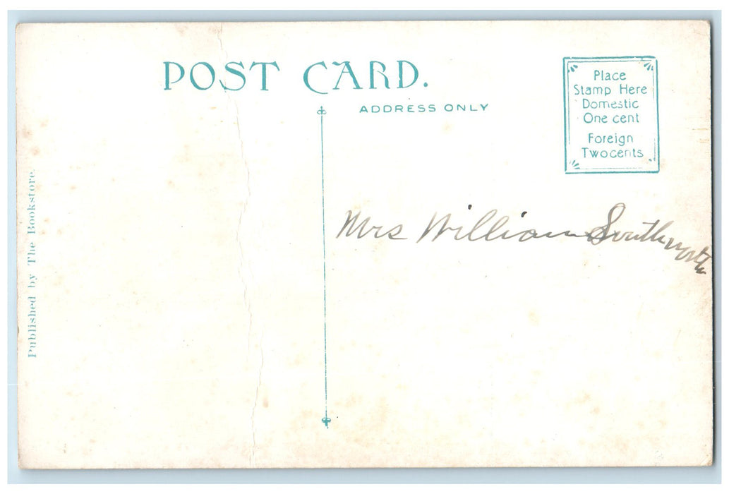 c1920s Skinner Gymnasium Exterior East Northfield Massachusetts MA Tree Postcard