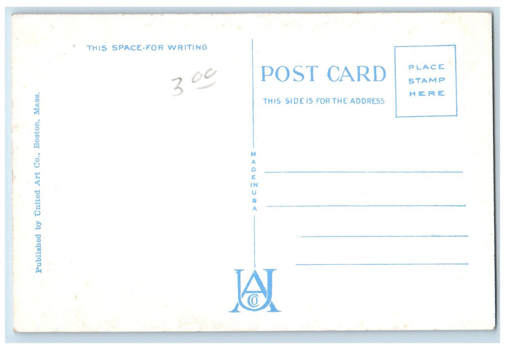 c1940s A Sunday Afternoon At Nantasket Beach Parking Lot MA Unposted Postcard