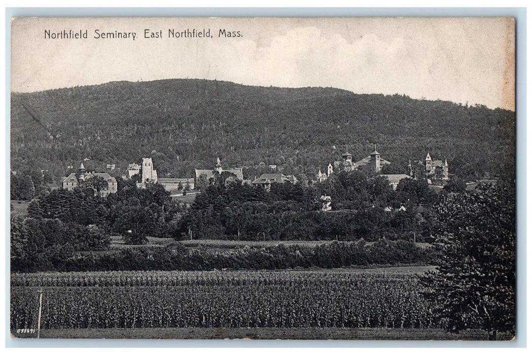 c1950's Northfield Seminary Plantation Buildings East Northfield MA Postcard