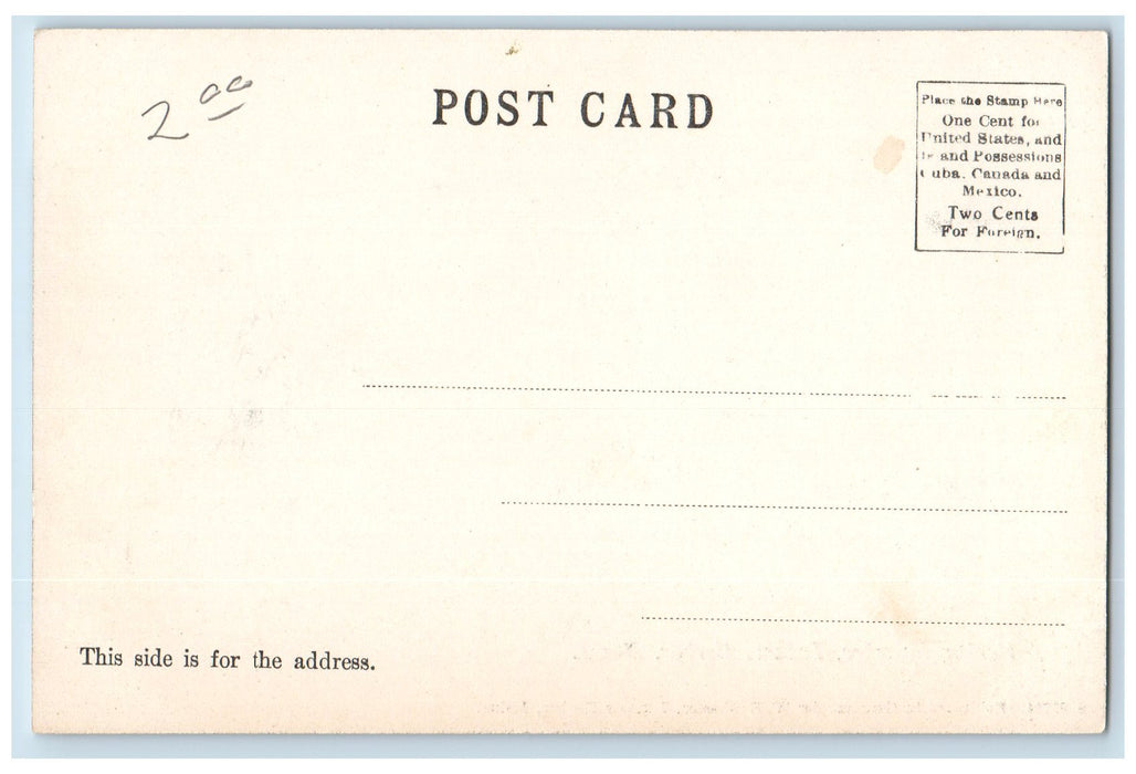 c1905s A Harbor Pleasure Men In Boat Tenants Harbor Maine ME Unposted Postcard
