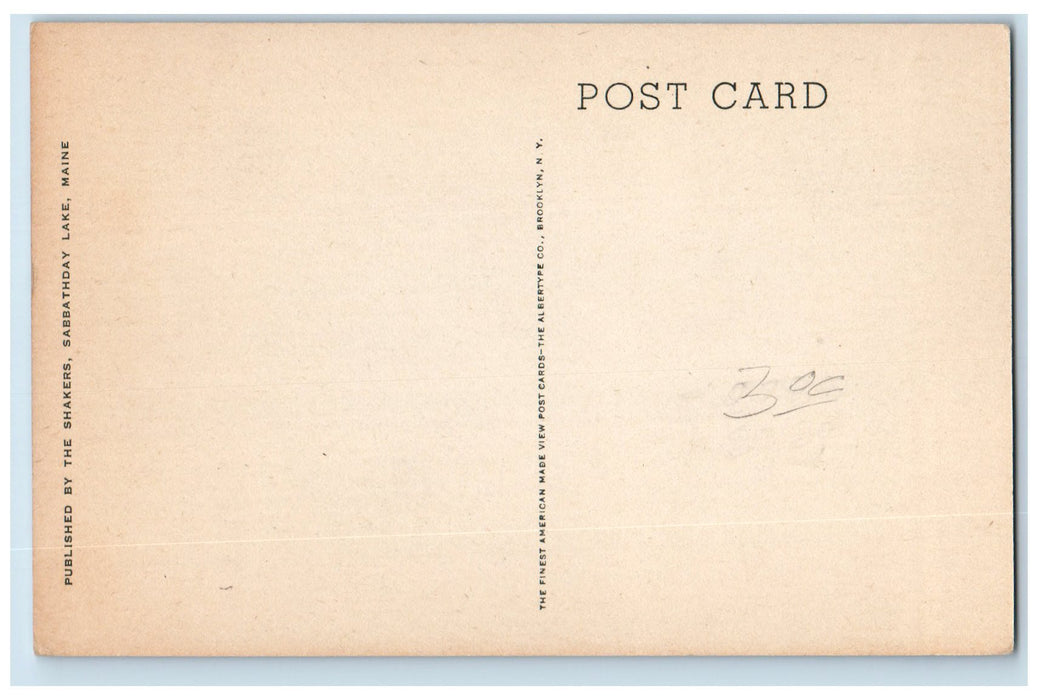 c1940s Section Of Shaker Village From South Sabbathday Lake Maine ME Postcard