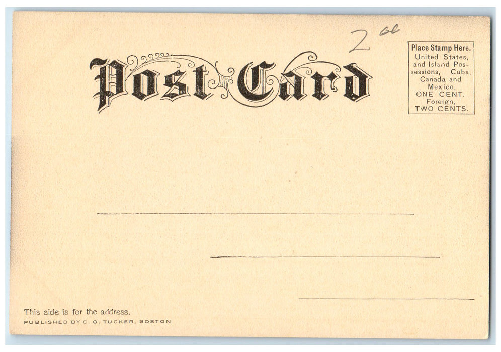 c1905 Student's Building Smith College Dormitory Trees Northampton MA Postcard