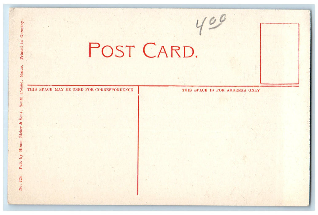 c1940s Main Building Poland Spring South Poland Maine ME Unposted Postcard