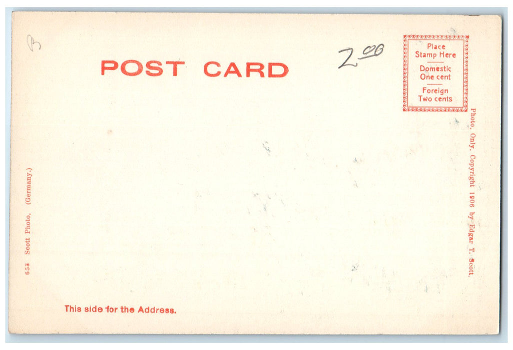 c1905 The Gymnasium Smith College Building Ground Trees Northampton MA Postcard