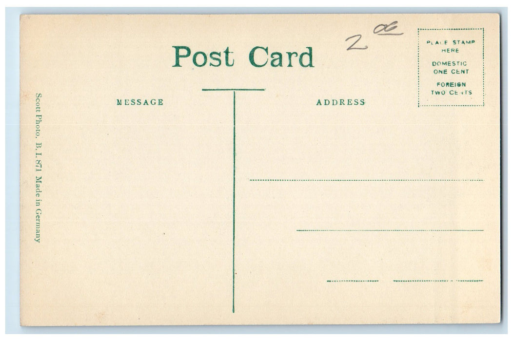 c1950's Library Smith College Building Ground Road Trees Northampton MA Postcard