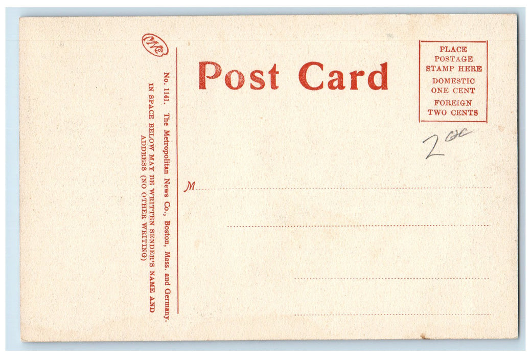 c1950 Whalom Lake Whalom Park Landscape Benches Grove Massachusetts MA Postcard
