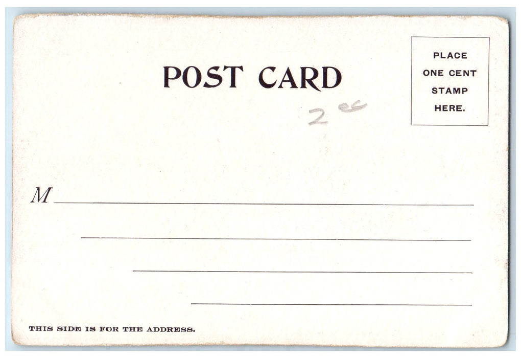 c1905 Fort Allen Park Beach Shed Tourists Sailboats Portland Maine ME Postcard