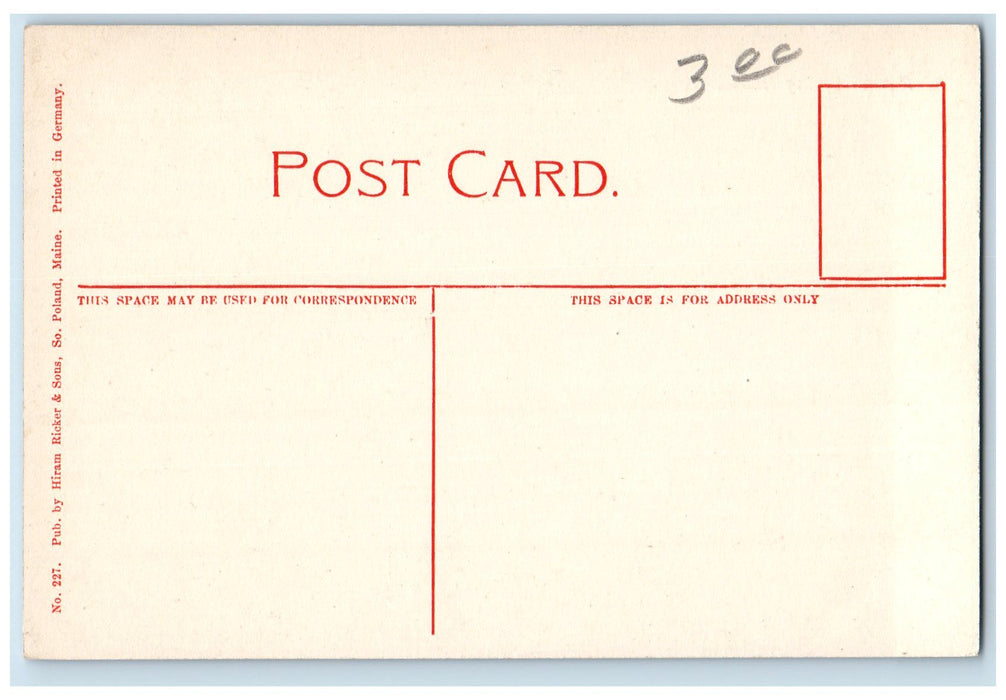 c1950's Poland Spring House Hotel Resort Restaurant Poland Maine ME Postcard