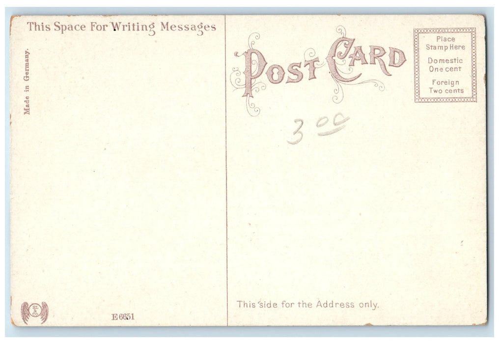 c1950's Williston Church Building Dirt Road Tower Stairs Portland ME Postcard