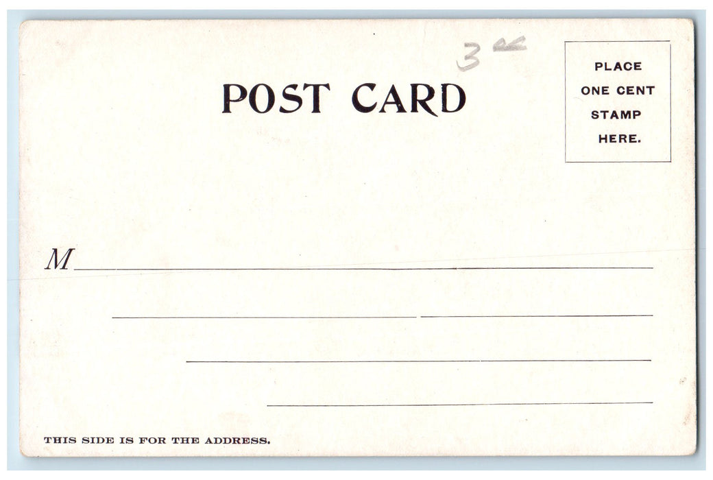 c1905 Monument Square Statue Trolley Railway Store Building Portland ME Postcard