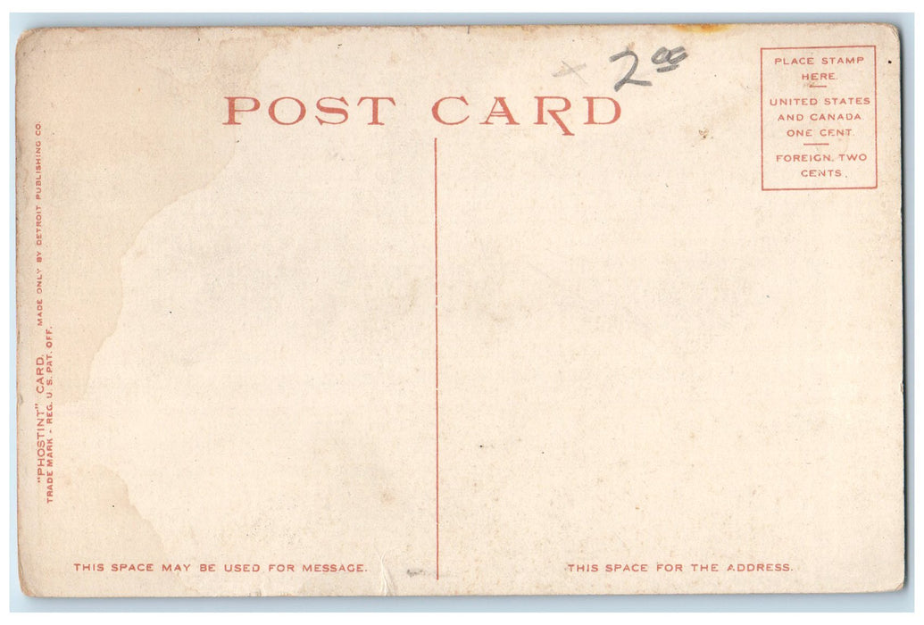 c1920's San Bernardino Dirt Road Establishments Snowcapped Mountain CA Postcard