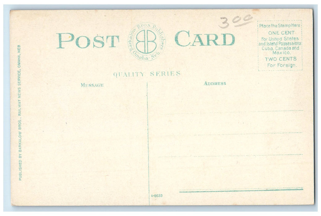 c1950's The Limited Train Creek Station Passengers Shasta Springs CA Postcard