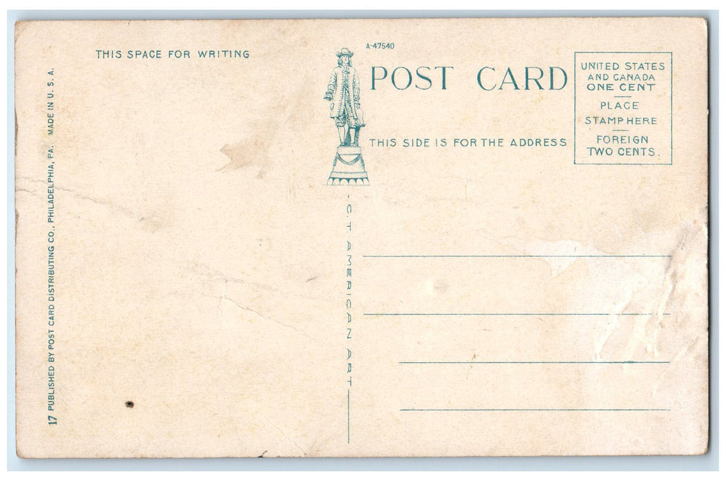 c1940s Library Lehigh University Scene South Bethlehem Pennsylvania PA Postcard