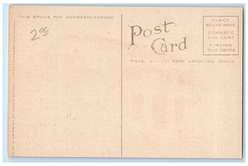 c1950's Washington Grammar School Campus Building Students Petaluma CA Postcard