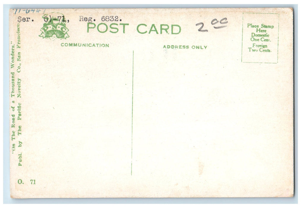 c1950 YMCA Building Entrance Horse Carriage Road Oakland California CA Postcard