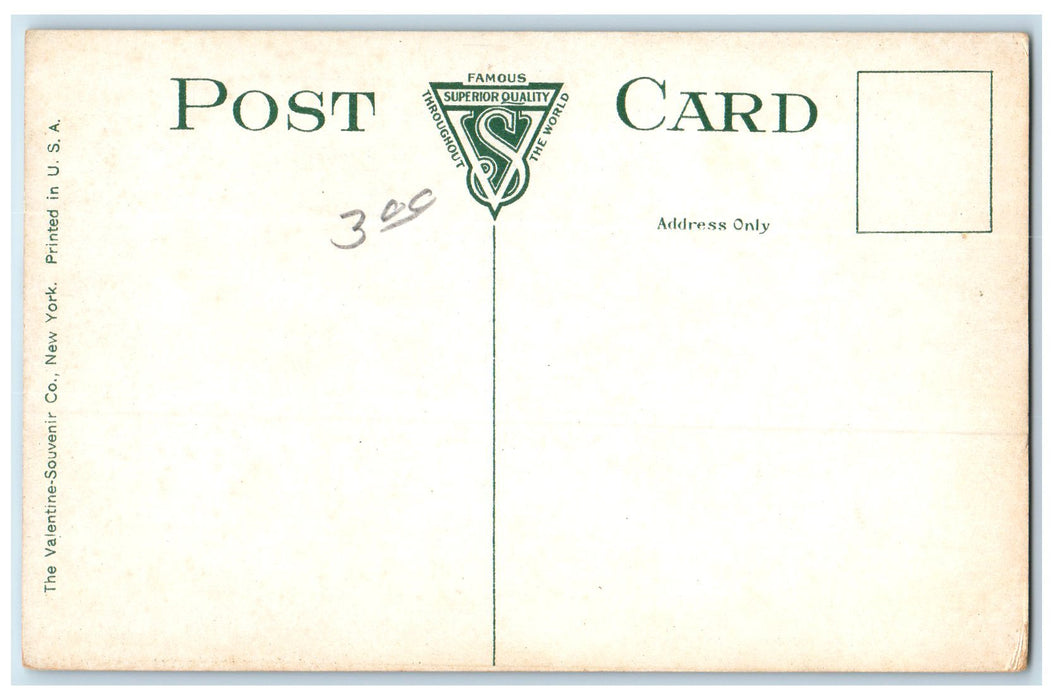 c1920s Oakland County Hospital Exterior Roadside Pontiac Michigan MI Postcard