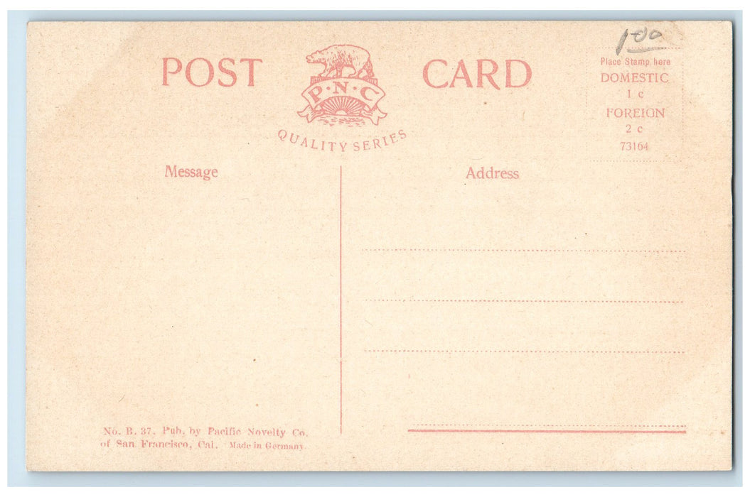 c1950's California Hall University Of California Students Berkeley CA Postcard