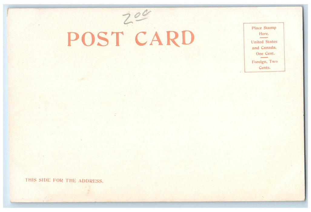 c1905 Pueblo Indians Selling Pottery Train Railroad People Arizona AZ Postcard