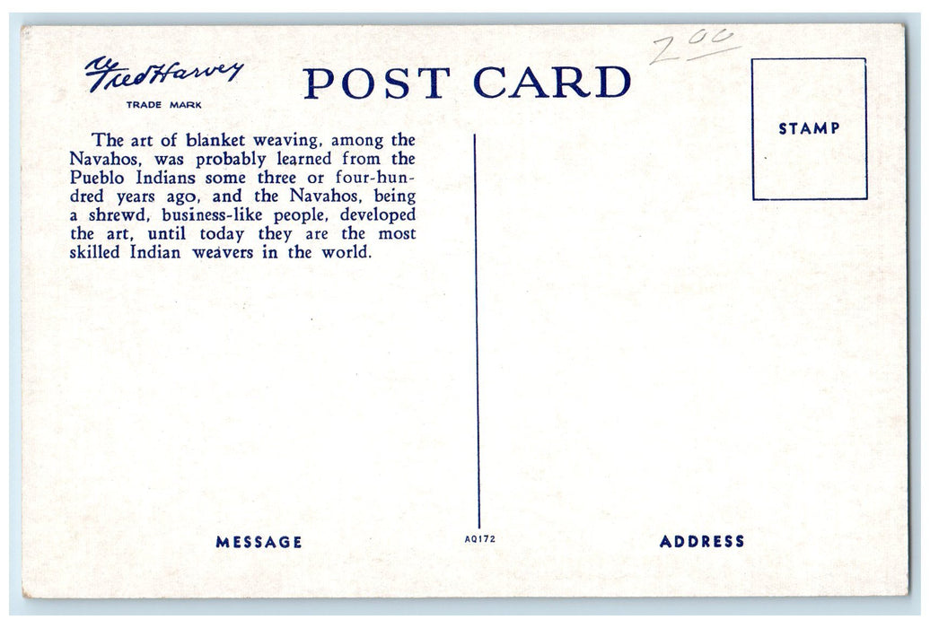 c1920 The Complete Story Of Navaho Blanket Canyon De Chelly Arizona AZ Postcard
