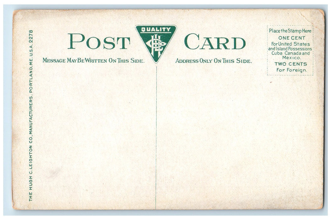 c1910s B & A.R.R. Series Between Huntington And Resell Massachusetts MA Postcard