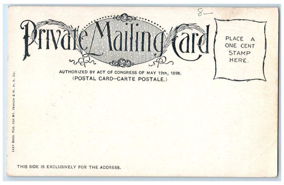 c1905s On Steamer Charles Macalester Capacity Route For Vernon CA Ship Postcard