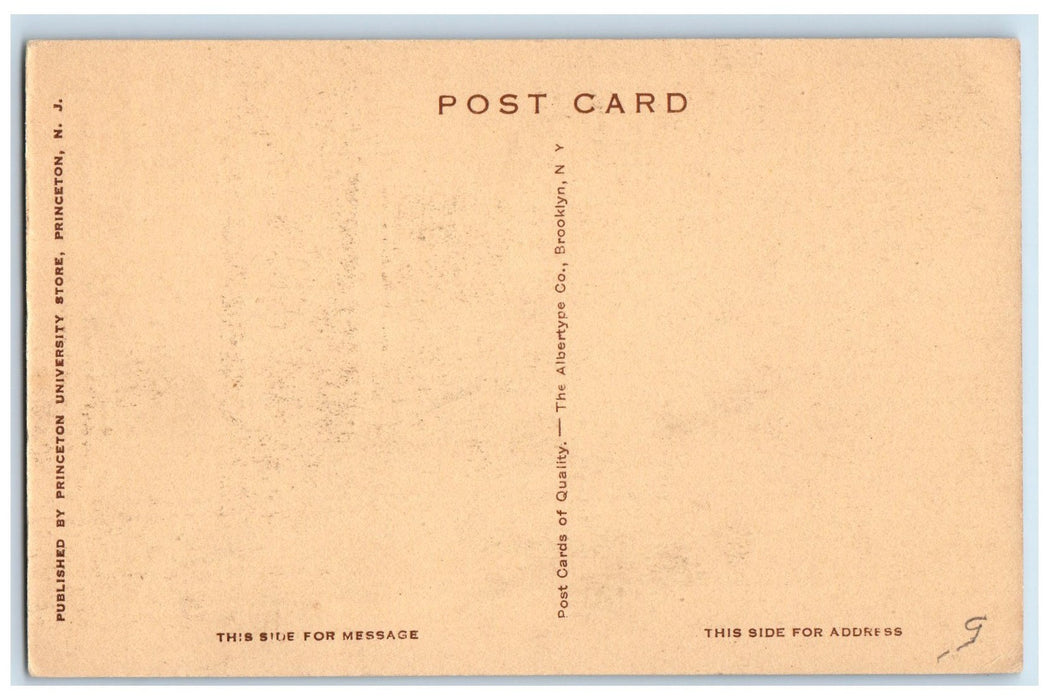 c1940s Proctor Memorial Hall Graduate College Princeton University NJ Postcard