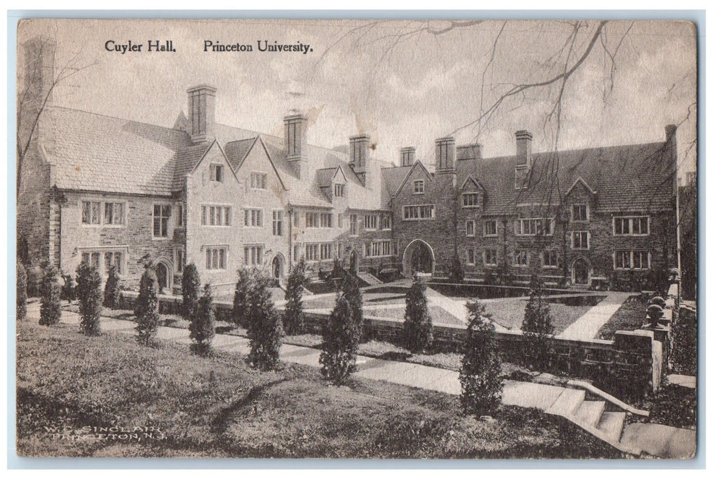 c1940s Cuyler Hall Princeton University Princeton New Jersey  NJ Posted Postcard