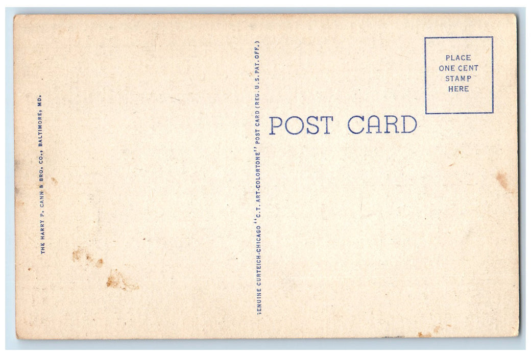 c1940s The Pier And Amusement Center Betterton Maryland MD Unposted Postcard