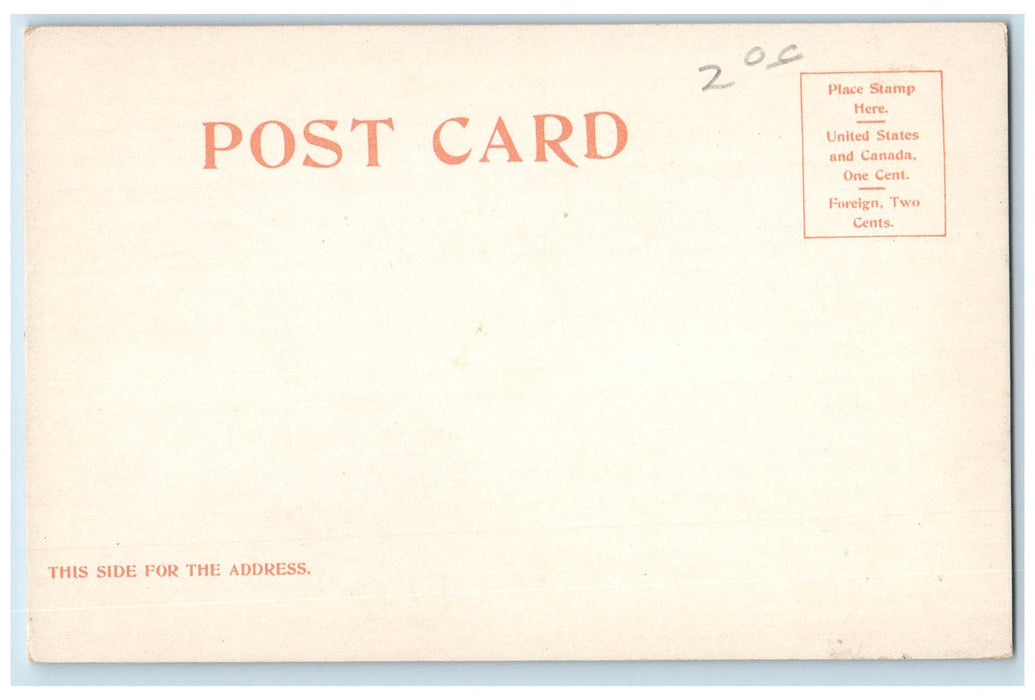 c1905 On The Zig Zags Bright Angel Trail Horse Riding Grand Canyon AZ Postcard