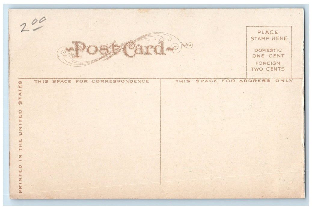 c1950 East Colorado St. From Hotel Maryland Dirt Long Road Pasadena CA Postcard