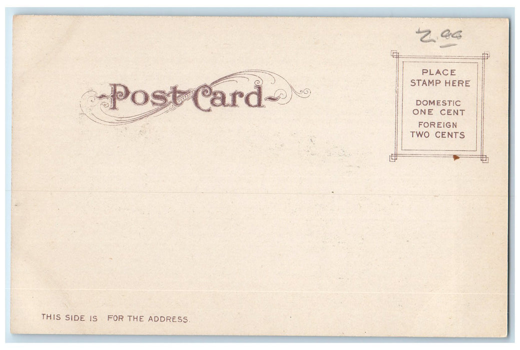c1905 Ferry Boat Landing Smokestacks Harbor Docks San Francisco Bay CA Postcard