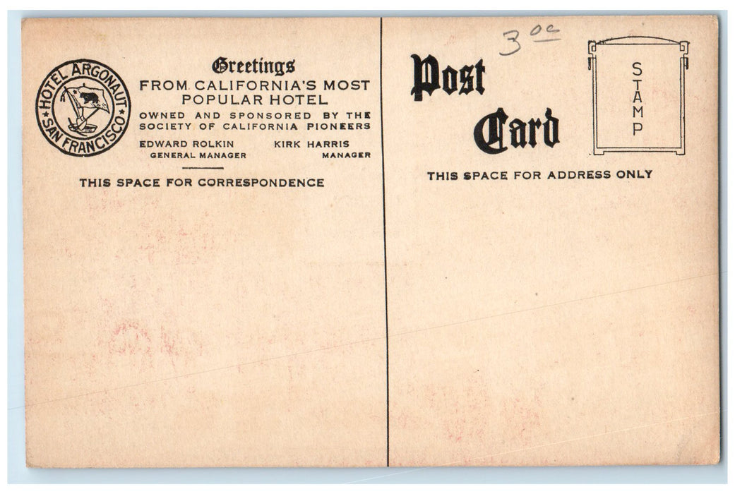 c1910's Most Popular Hotel Restaurant Multiple View San Francisco CA Postcard