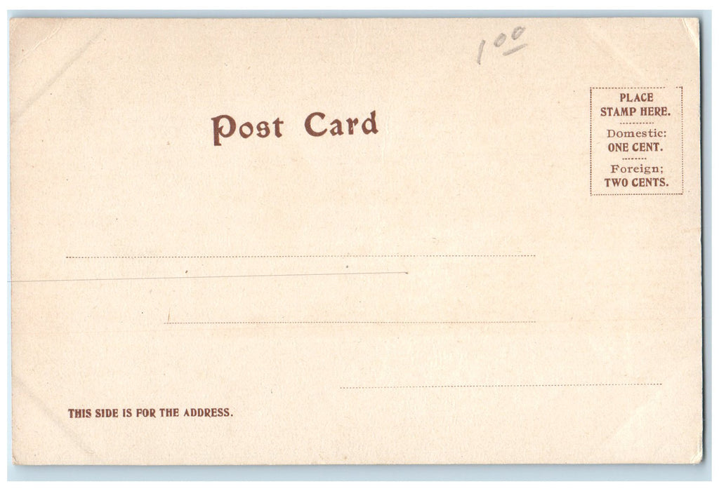 c1905 Sugar Loaf & Bay Stone Formation Ferry Santa Catalina Islands CA Postcard