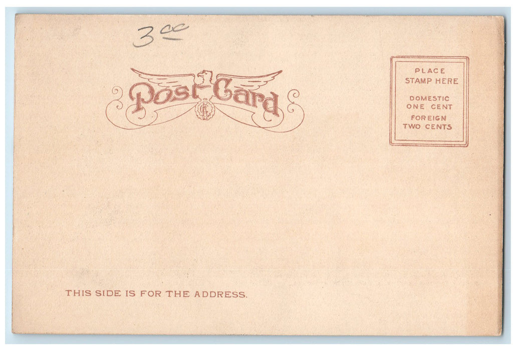 c1905 Ferry Docks Royal Poincienna Restaurant Hotel West Palm Beach FL Postcard