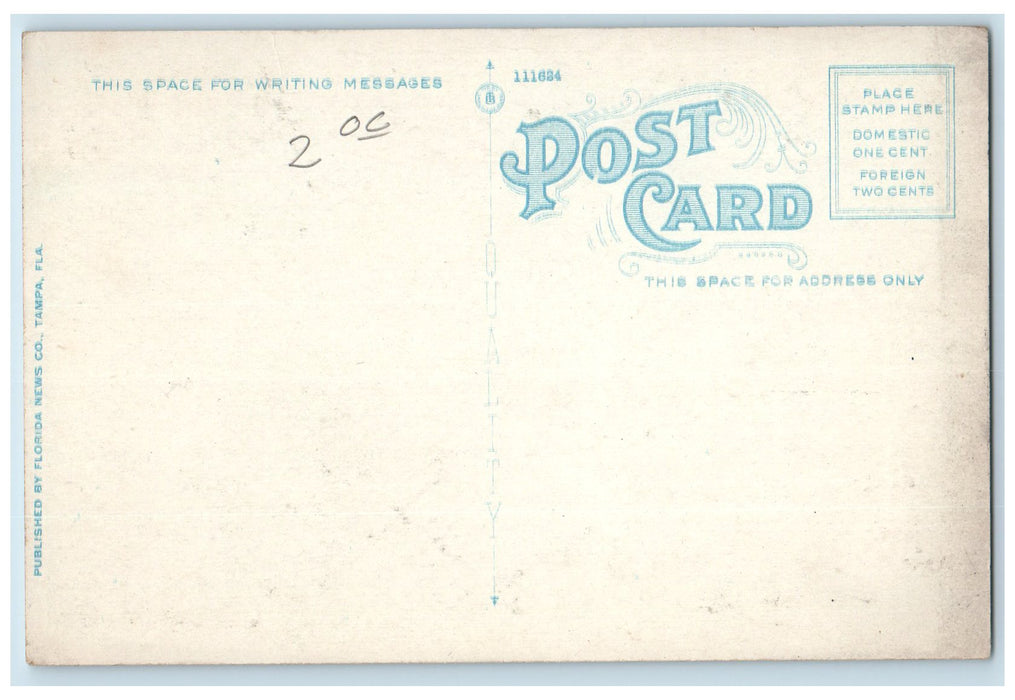 c1920 San Juan Hotel Building Restaurant Classic Car Orlando Florida FL Postcard