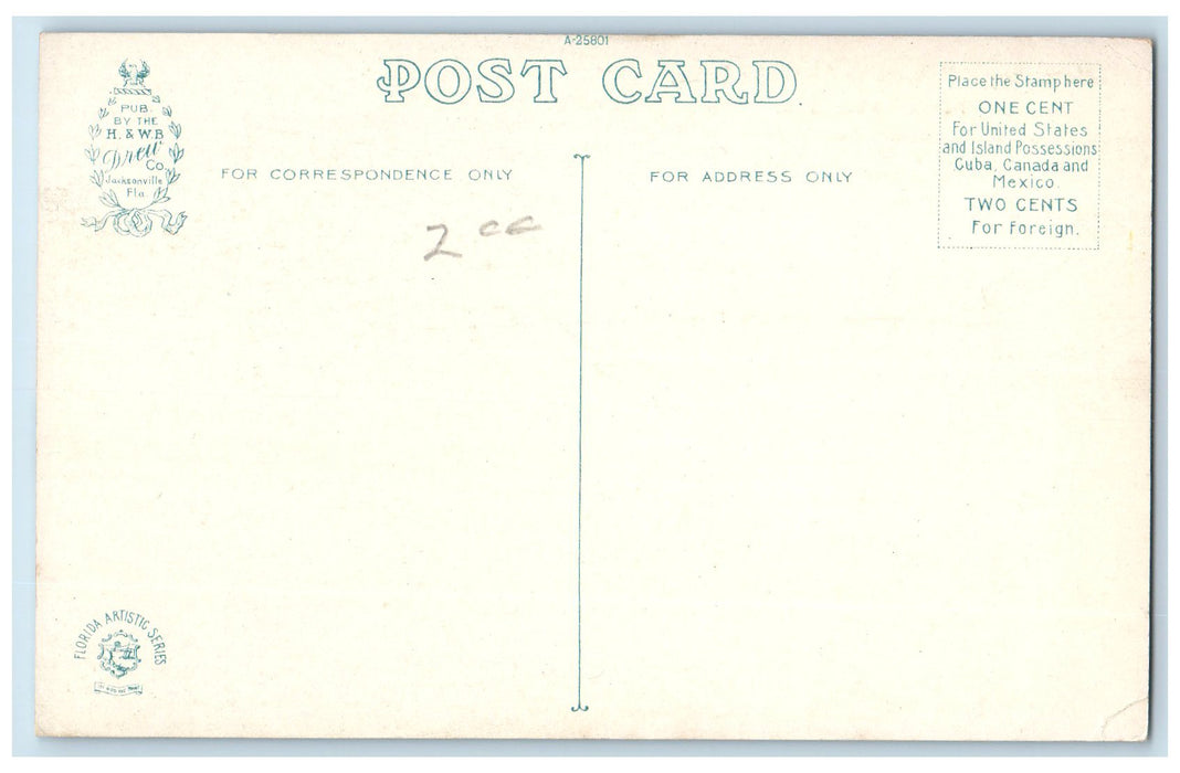 c1950 Hotel Royal Restaurant From Lake Boats Tree Palm Beach Florida FL Postcard