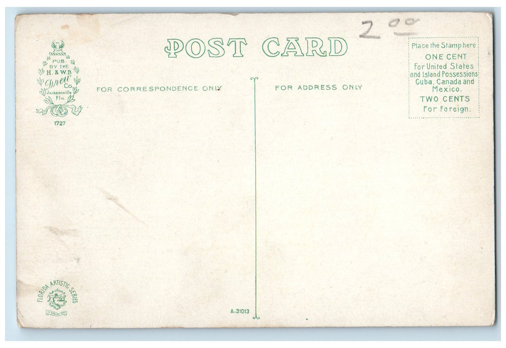 c1950's The Saint James Building Grove Roads Jacksonville Florida FL Postcard