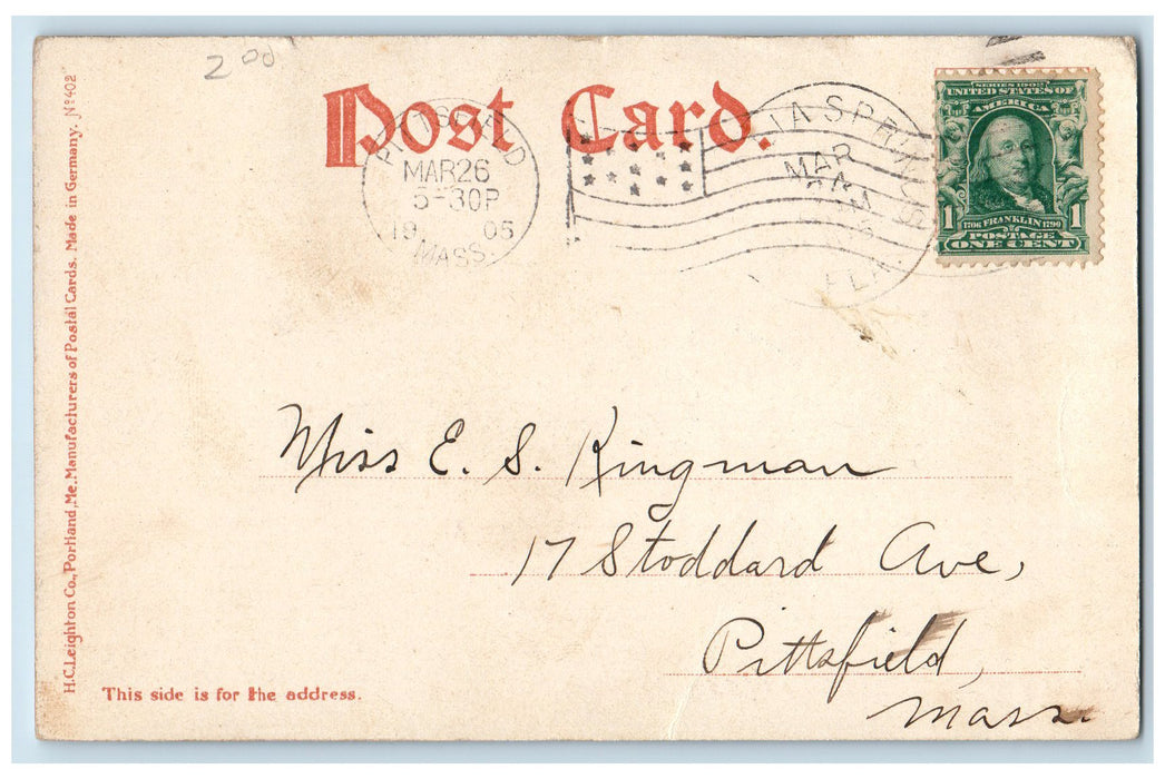 1905 Windsor Hotel Restaurant Building Walking Ladies Jacksonville FL Postcard