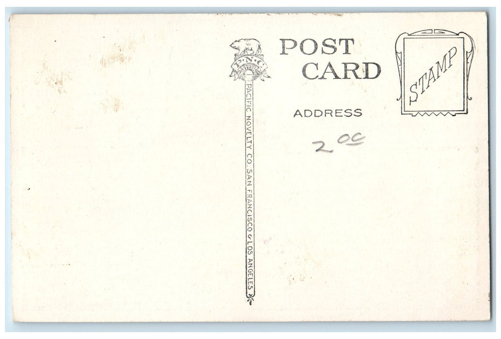 c1920s Hotel Maryland Exterior Roadside Trees View Pasadena CA Unposted Postcard