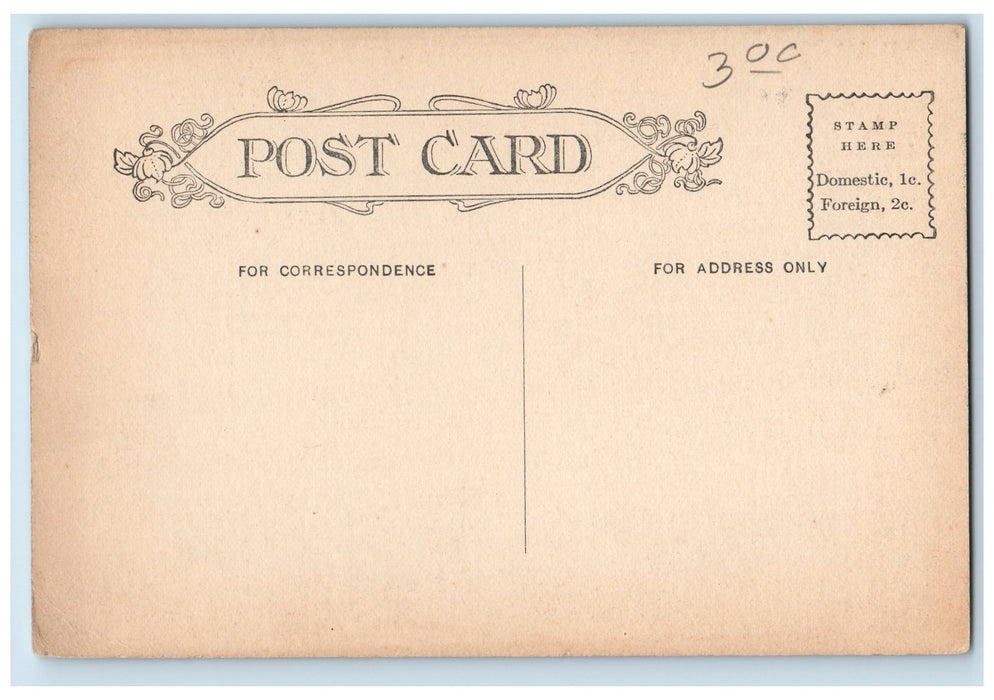 c1950's Saginaw Street Truss Arch Railway Buildings Downtown Flint MI Postcard