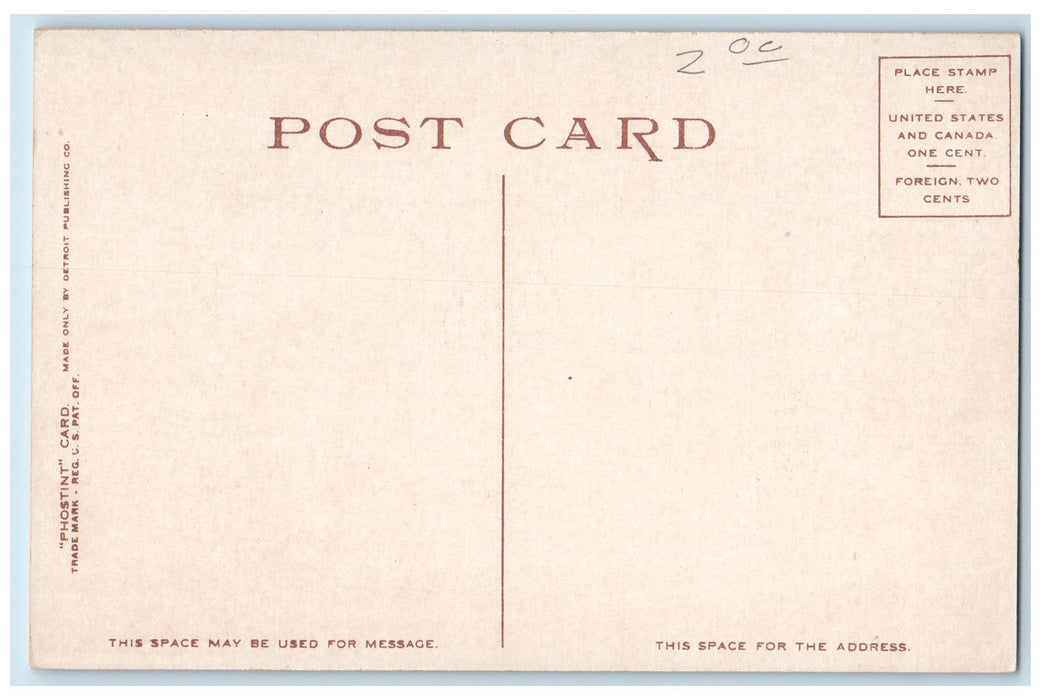 c1920's Chemical Building University Of Michigan Pathways Ann Arbor MI Postcard