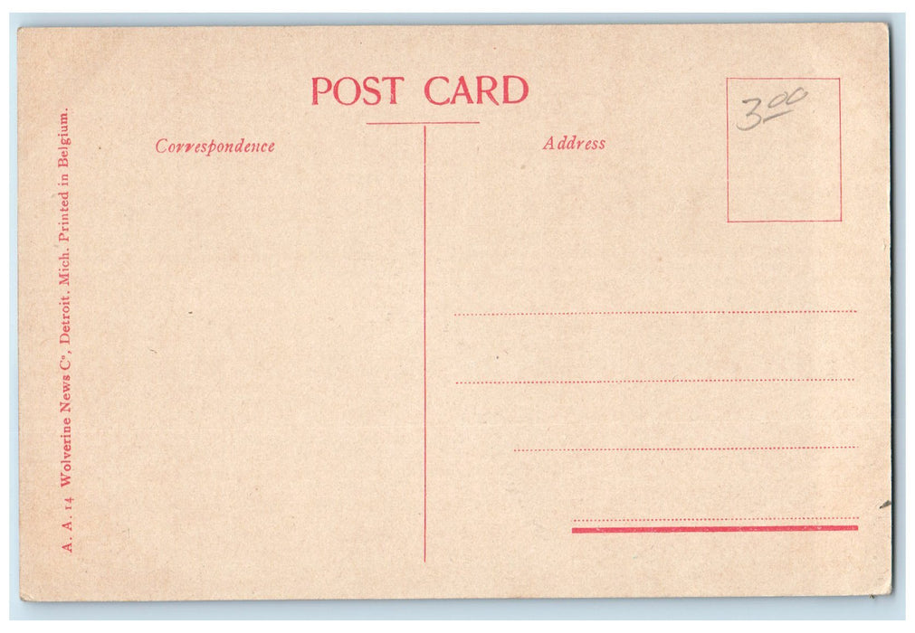 c1950's Waterman Gymnasium University Of Michigan Building Ann Arbor MI Postcard