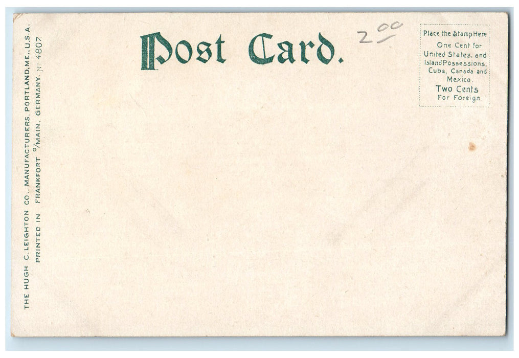 c1905's The Campus University Of Michigan Grove Pathways Ann Arbor MI Postcard