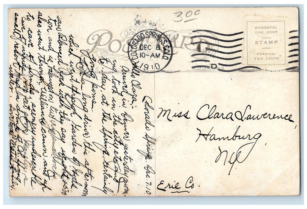 1910 Summit Of Marshall Pass Winter Scene House Grove Snow Colorado CO Postcard