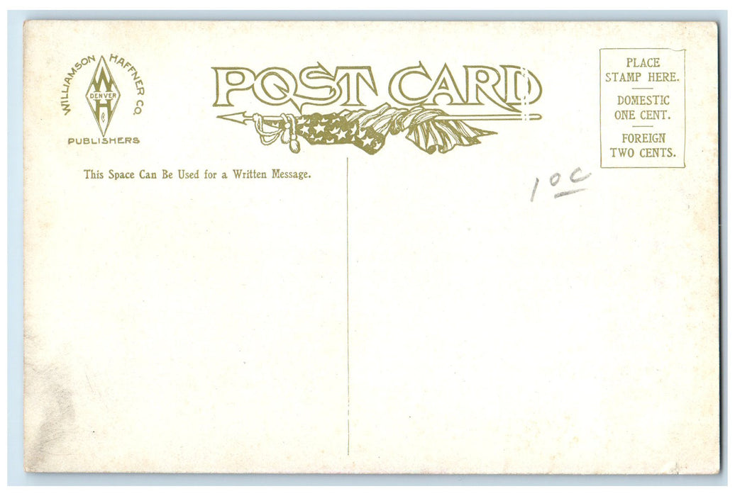 c1950's On Line Of D & RG Railroad Creek Field Mount Sopris Colorado CO Postcard