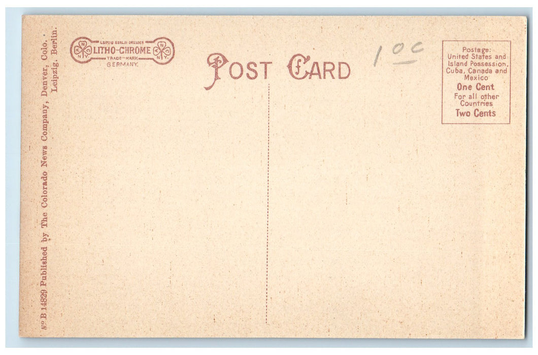 c1950 Marshall Pass D & RG Railroad Mountain Snowcapped Colorado CO Postcard
