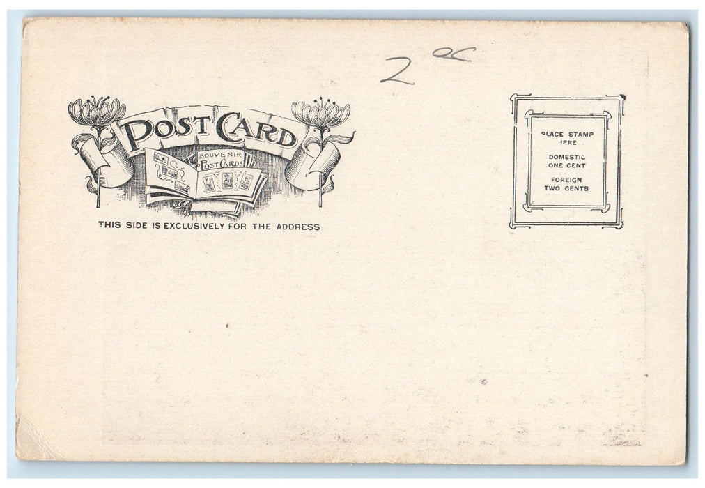 c1905 Memorial Arch Stanford University After Calamity California CA Postcard