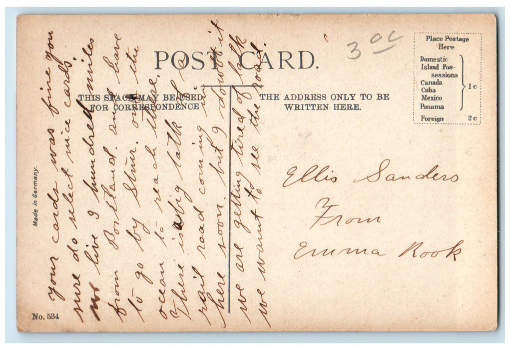c1950 Lighthouse At Junction Of Columbia & Willamette River Oregon OR Postcard